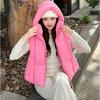 Winter Down Vest Hooded Casual Jacket Women