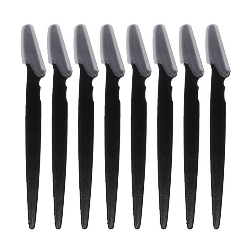 Women's Straight Handle Eyebrow Razor: Special Shaping Tool, Beauty Makeup Artifact, Chrome Thickened Version, 5.5g.