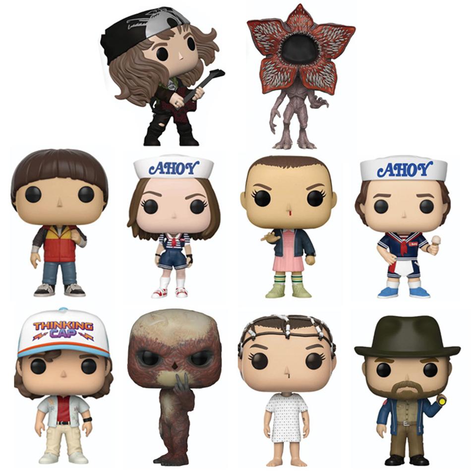 4 Stil Anime Fremde Figur Jane Ives/Will Byers/Mike Wheeler Actionfigur Cosplay Vinylornament Figuren Spielzeug Geburtstagsgeschenk