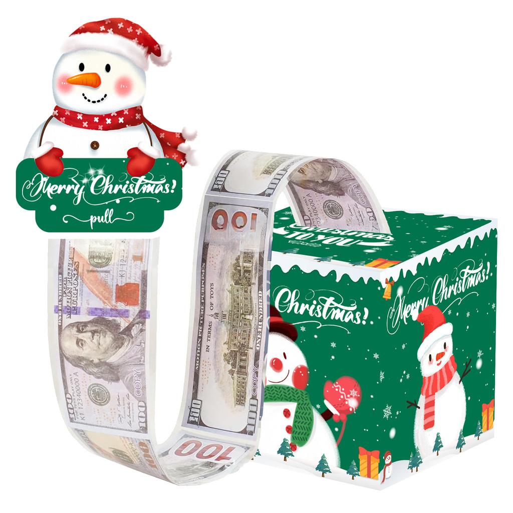 Christmas Snowman Theme Gift Money Box For Party Decor And Special Occasions