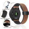 22mm 20mm Leather+Silicone Strap for Garmin Forerunner 55 165 265 965 Magnetic Bracelet Band Garmin Vivoactive 6/5 Venu 3/2 Belt