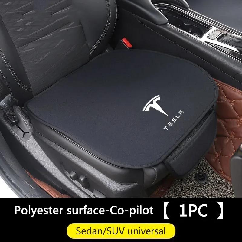 Autocolant Auto Tesla Mașină Universal Pernă Scaun Capac Anti-Alunecare Catifea Pluș Pad Protector Pentru Tesla Model 3 Model S X Y Roadster S