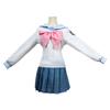 Anime Cosplay Costume Danganronpa Maizono Sayaka School Girl Uniform Women Skirt Set Halloween Party Dress