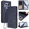 For Xiaomi Redmi Note 15 Pro 5G (Global) Wallet Case with Wrist Strap Love Cat Pattern Imprint Leather Phone Cover