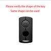 Interior Mouldings Motorcycle Car Key Case Fob Cover Shell For Yamaha Nmax 2021/2022 NVX NVX155 XMAX XMAX300 QBIX AEROX JAUNS 20