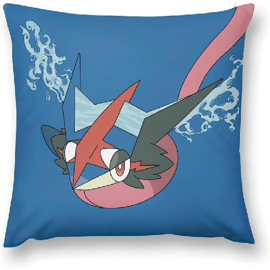 Anime Double-Sided Decorative Pillow - 18x18 Inches, Available in Velvet, Linen, & Seasonal Peach Skin