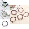 Korean Version Of The Three-strength Rubber Band High-elastic Pearl Head Rope For Women And Girls