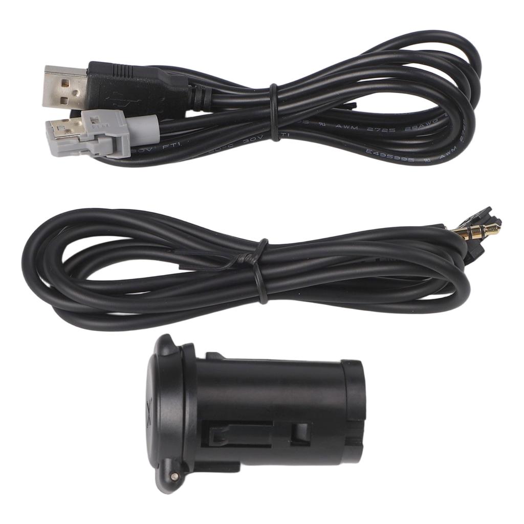 Car Audio Socket Auxiliary Adapter OEM Number 96656713XT Practical And Reliable Use Wear-resistant Feature 150CM Line Length