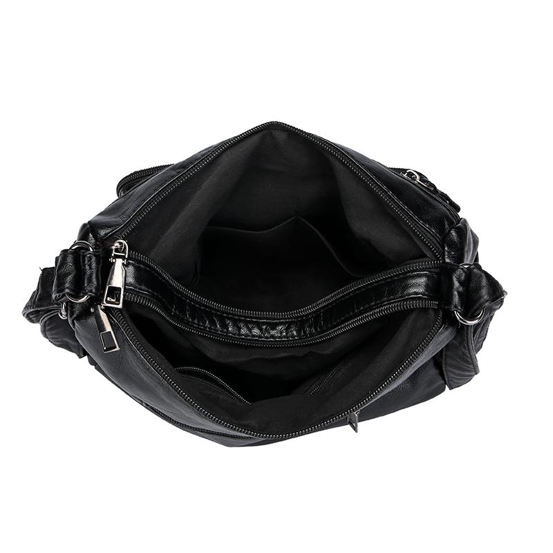 Women's PU Bag Fashion Shoulder Multi-compartment Crossbody Bag