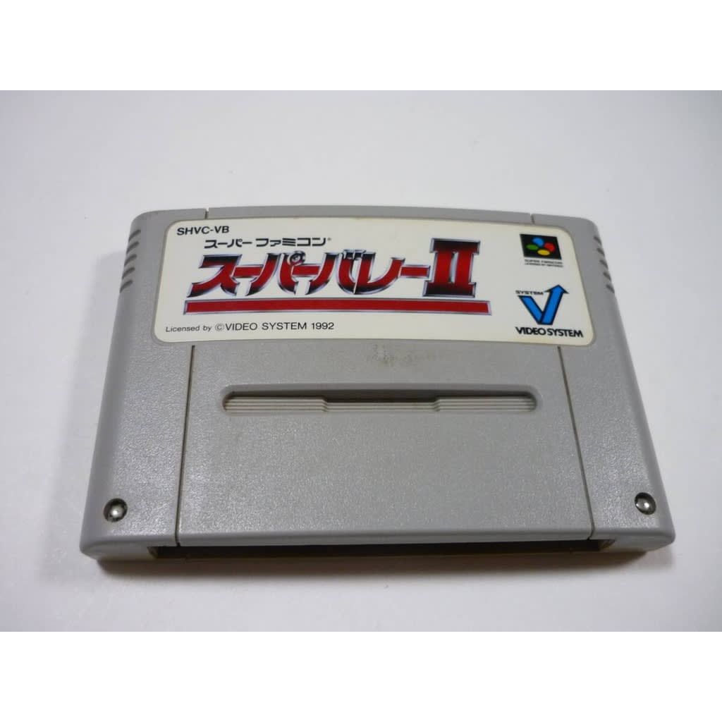 Used Super Volley 2 SFC SNES Super Famicom SHVC-VB Tested Working Nintendo Sports Video System NTSC-J Super Nintendo Cartridge