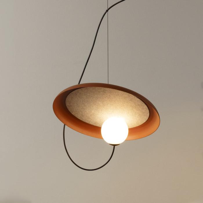 Nordic Minimalist Wabi-Sabi Adjustable Bedside Pendant Lamp