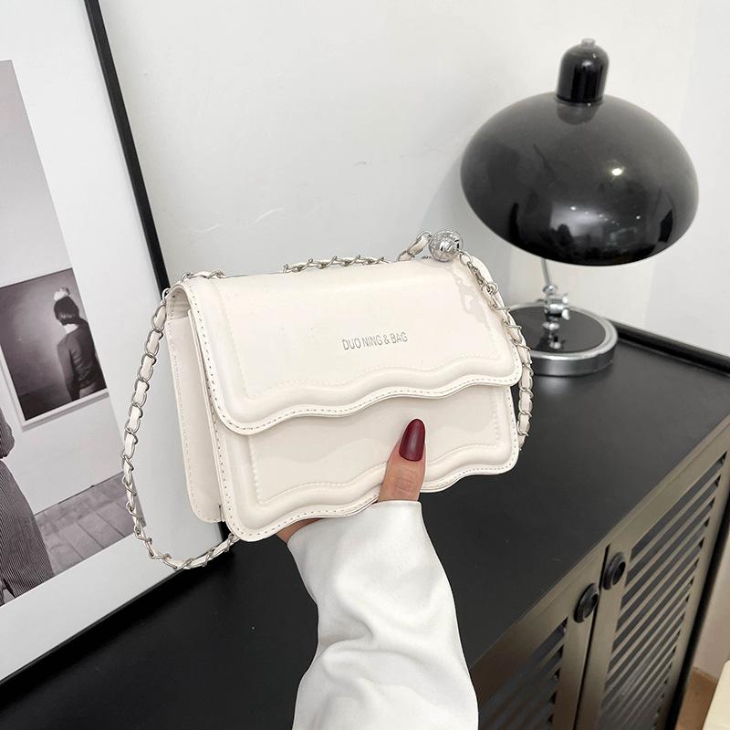 Chain Small Square Bag Spring Design Fashionable And Simple Underarm Shoulder Bag Casual Messenger Women'S Bag