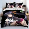 Sexy Girl High School DxD Anime Bedding Set Duvet Cover Bed Set Quilt Cover Pillowcase Comforter king Queen Size Boys Adult
