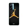 Case - MANIACASE - Oppo A57s 4G - Jordan Logo 23 - Golden Color - Flexible