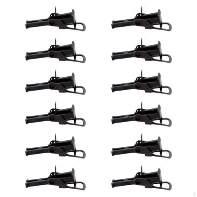 12x Model Trains Couplers, Solidny zamiennik lekkich akcesoriów kolejowych, Hak do pociągów na 1:87