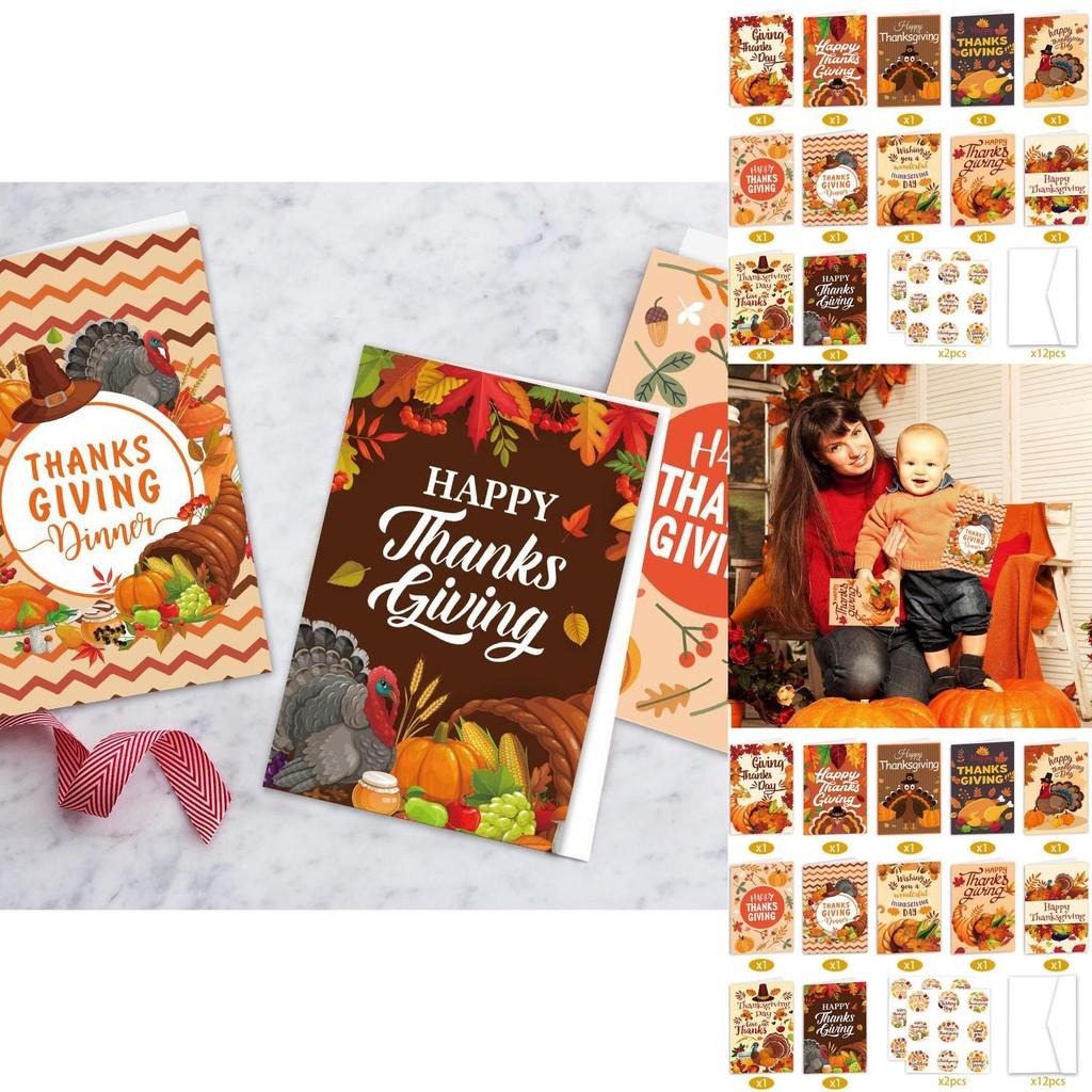 Holiday Party Paper Card Collection With Turkey Design For Festive Invitations And Venue Accessories