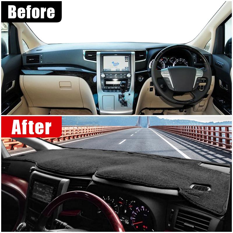 Car Accessories For Toyota Alphard Vellfire AH20 2008-2010 2011 2012 2013 2014 Dashboard Avoid Light Cover Anti-UV Mat