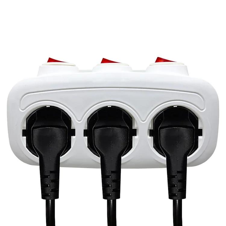 Priză EU 1/2/3/4 Ieșiri Adaptor Standard European Extensie Priză de Alimentare Convertor AC Adaptor Birou Acasă Încărcător de Perete