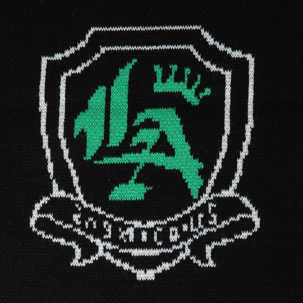 JACQUARD LOGO SCARF BLACK ONE SIZE [Extra Large]