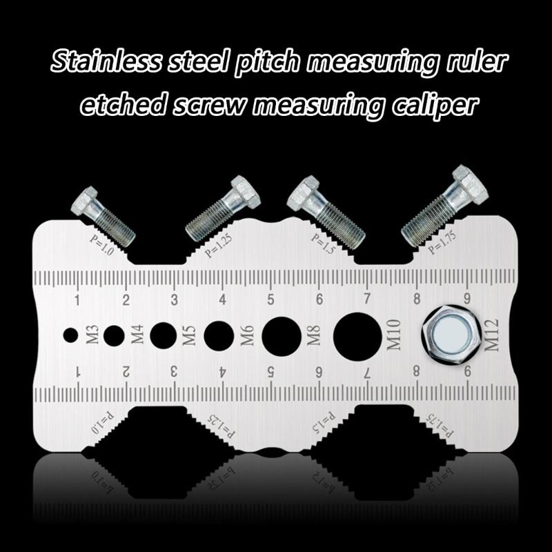 Corrosion Resistant Thread Measuring Gauge Tool for Precise Pitches Length Diameter Assessment in Various Environment