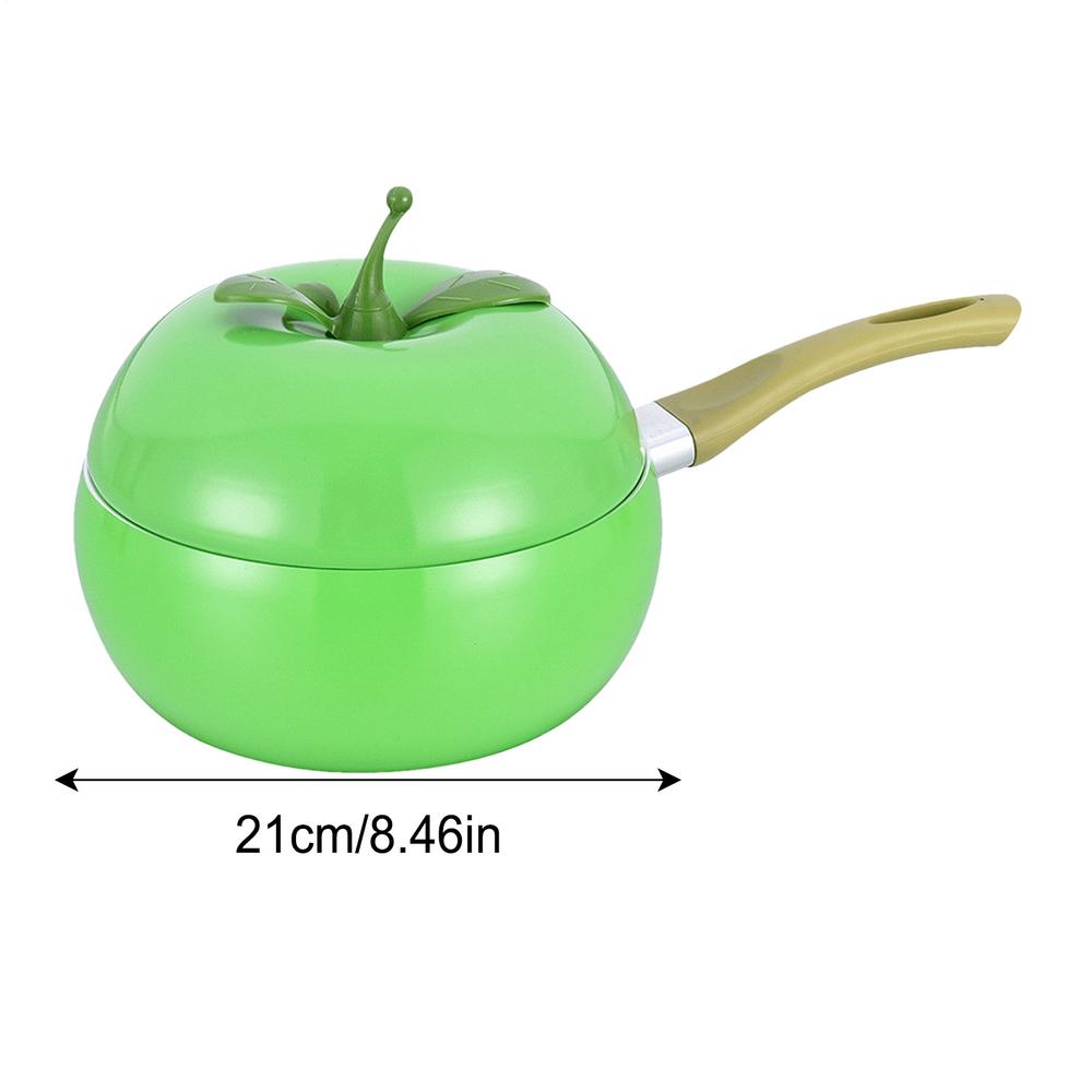 1pcs Non-stick Soup Pot Aluminum Eggplant Tomato Apples Pear Avocado Dessert Saucepan Frying Pan Multi-Use Kitchen Supplies