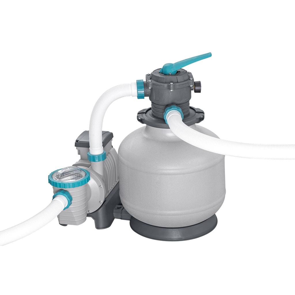 Bestway 58486 11355 L/H Pool-Sandpumpe + Filterbälle