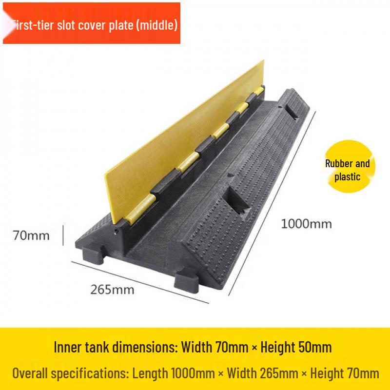 PVC Cable Protector: Outdoor Stage Floor, Anti-Pressure, Road/Truck Trench, Speed Bump