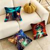 Tengen Toppa Gurren LagannN Square DoubleSided Printed Pillow Case Bedroom Bedside Pillow Sofa Cushion Cover Gift