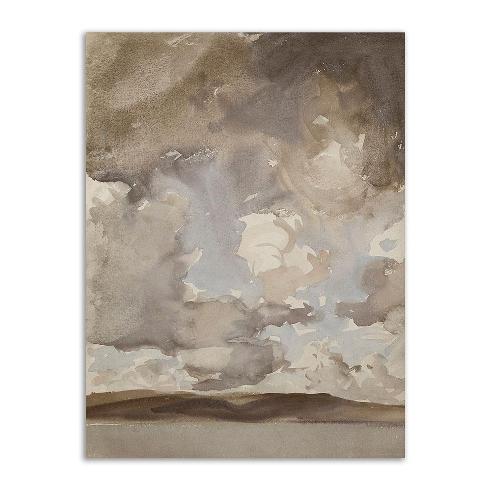 Vintage Gallery Wall Poster Print European Mountain Lake Landscape Canvas Painting Nordic Wall Art Living Room Home Decoration