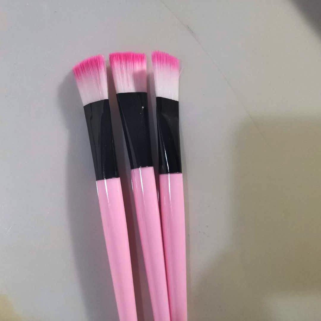 

Кисть-веер для ухода за кожей с гликолевой кислотой и для снятия макияжа - Мягкая щетина для нанесения основы и маски