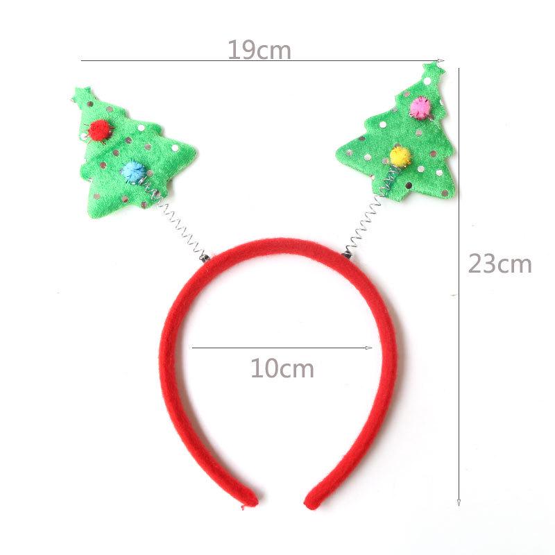 Christmas Headband: Santa, Snowman & Reindeer Antlers for Kids' Party
