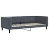 Vidaxl Sofa with Sleeping Function, Dark Grey, 90X200 Cm, Velvet