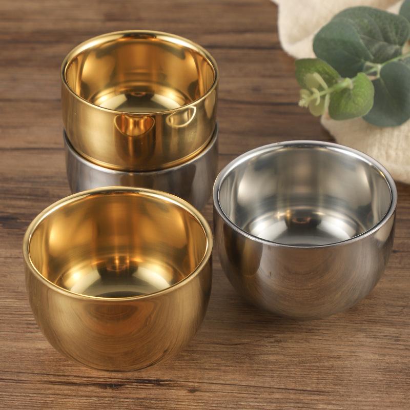 1-5pcs Stainless Steel Cup Thicken Coffee Milk Mug Heat Insulation Unbreakable Multi-function Teacup Soju Baijiu Teaware Barware