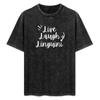 Live Laugh Linguini Tshirt Simple Print Design Tshirt