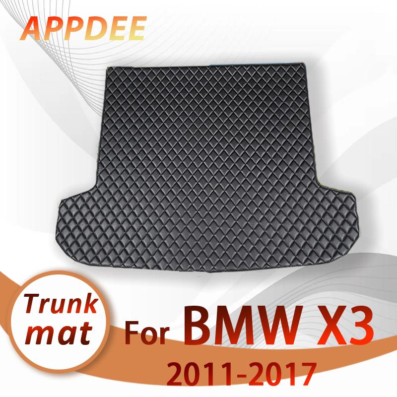APPDEE Car trunk mat for BMW X3 F25 2011 2012 2013 2014 2015 2016 2017 cargo liner carpet interior accessories cover