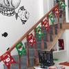 Pattern Santa Claus Hanging Flags Christmas Party Decoration Fashion Banner