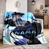 Custom 1pc Name: Tiger's Guardian Blanket, Soft And Comfortable Blanket, Casual Warm, Camping Travel Blanket, Birthday Gift Q912144