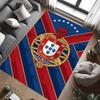 Royal Emblem Fabric carpet Living room and bedroom mats Doormat Art Christmas gifts Doormat