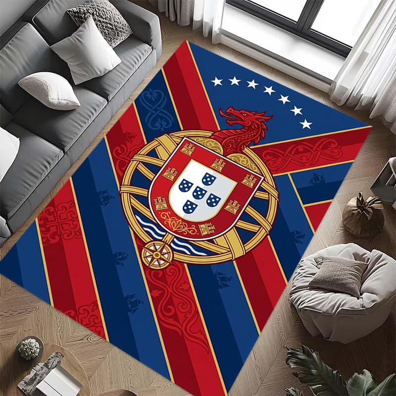 Royal Emblem Fabric carpet Living room and bedroom mats Doormat Art Christmas gifts Doormat