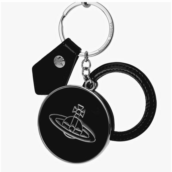 Vivienne Westwood Thin Line Round Keyring N403