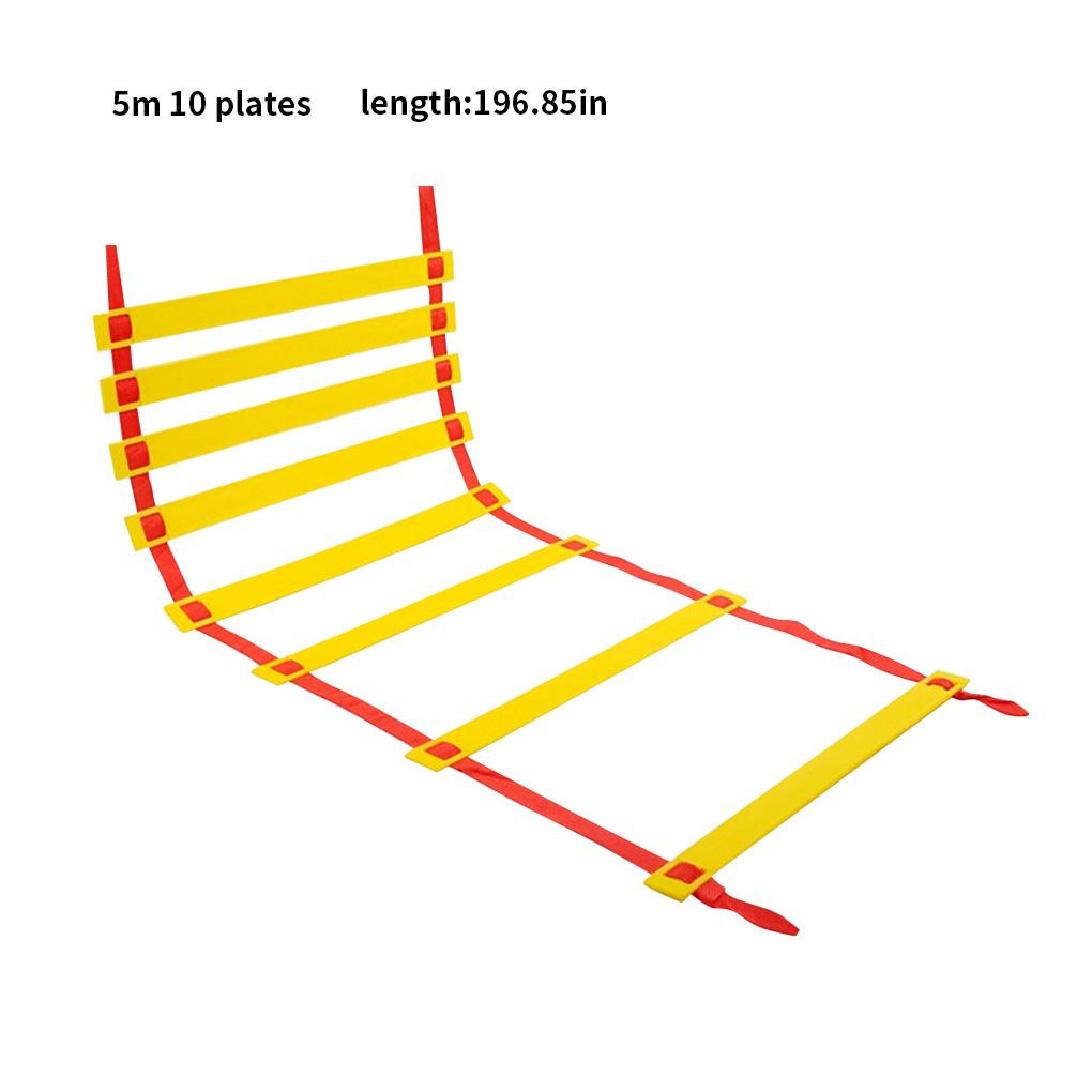 Agility Ladder (13/16/19 Feet) for Agility Training & Footwork Exercise - with 6/12/21 Plastic Rungs