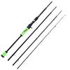 Spinning Casting Angelruten Porable Light High Carbon 4 Stück Rohlinge für das Reisen im Süßwasserangeln