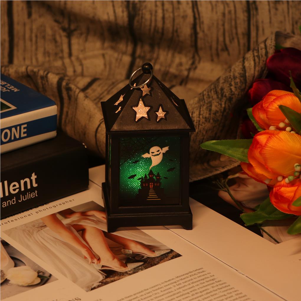Party Lamp Halloween Lantern LED Light Festival Accessories Battery-operation Exquisite Compact Size Hangeable Holiday Supplies