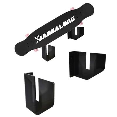 1 Set Stable Skateboard Wall Rack Lightweight Acrylic Wall-Mounted Skateboard Holder for Skateboard