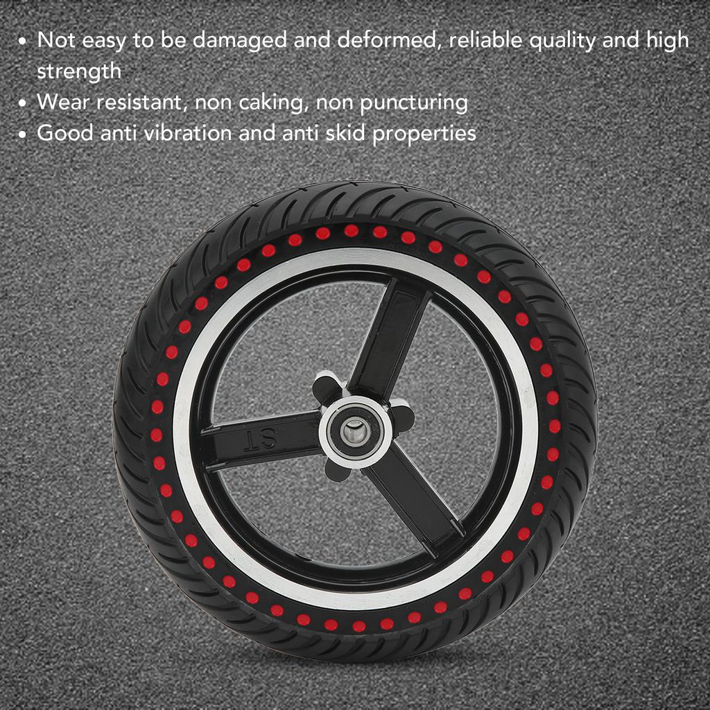 Electric Scooter Tire Slip Resistance   Replacement Rubber Electric Scooter Wheel for   M4