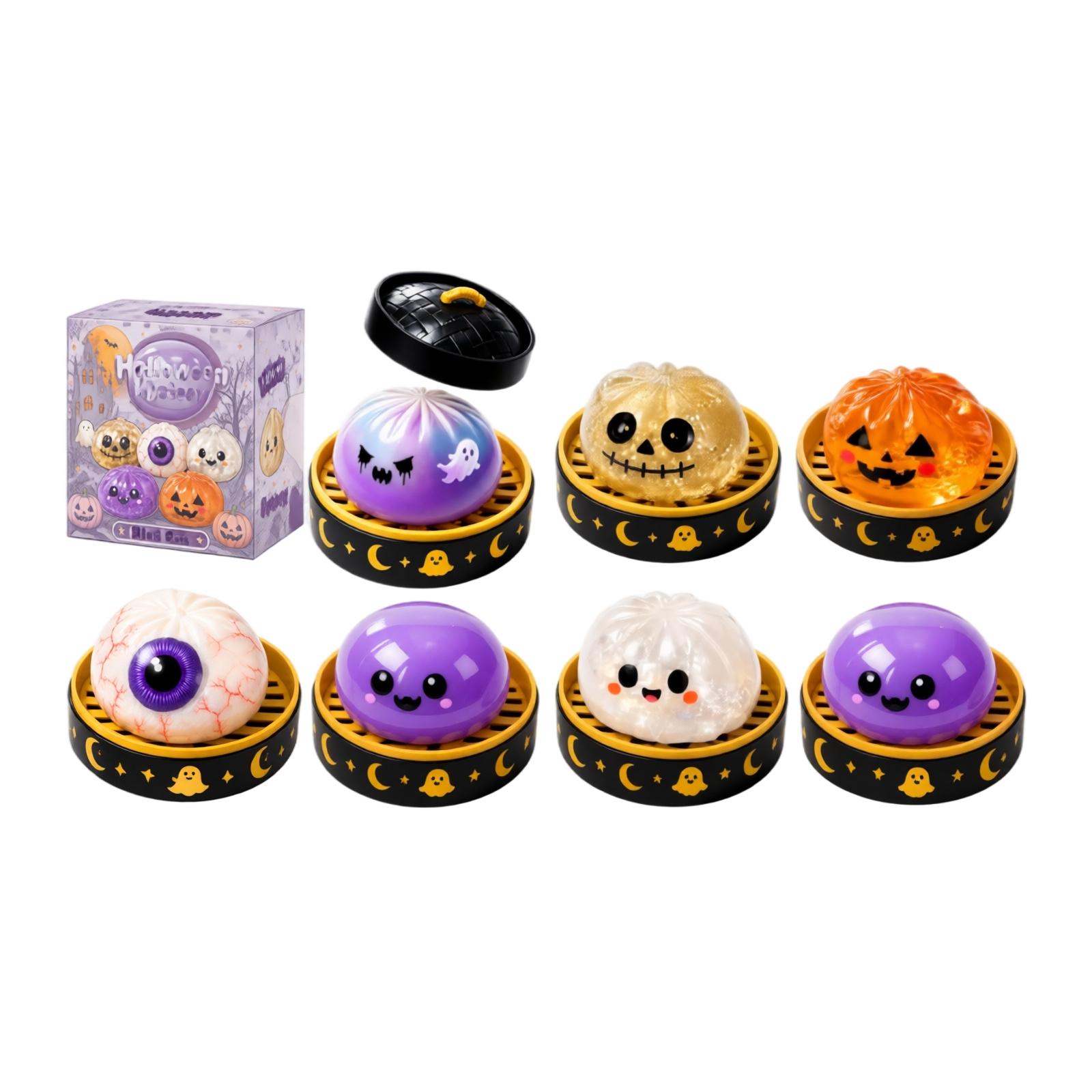 Assorted Halloween Pumpkin Toy Stress Slow Rising
