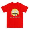 Men Women T-Shirt Smiling Friends Logo T-Shirts Harajuku Animated Television Summer Tee Shirt Custom Logo Pure Cotton Tops Gift