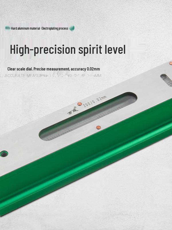 Hochpräzises 0,02 mm Messwerkzeug Monteur Wasserwaage Lineal