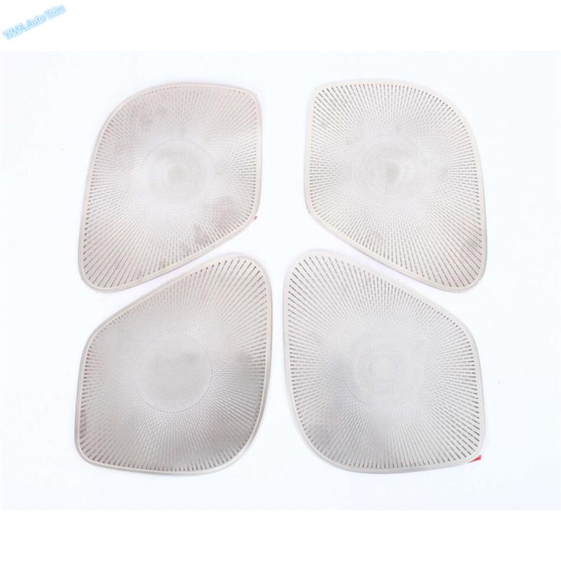 Interior Accessories Inner Door Audio Speaker Loudspeaker Frame horn Decoration Cover Trim Fit For KIA Stinger 2018  -