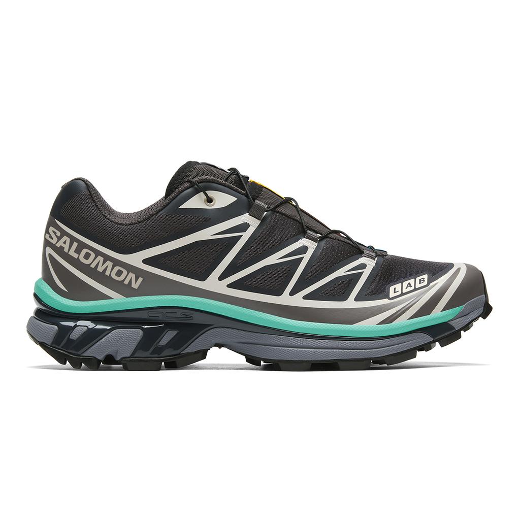SALOMON XT-6 Dziewięć Żelazny Wodospad Unisex Trampki Szary Srebrny L47620500